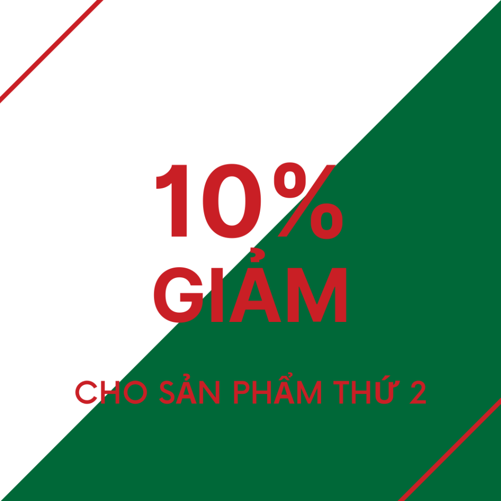 Giảm 10% cho lần mua thứ 2